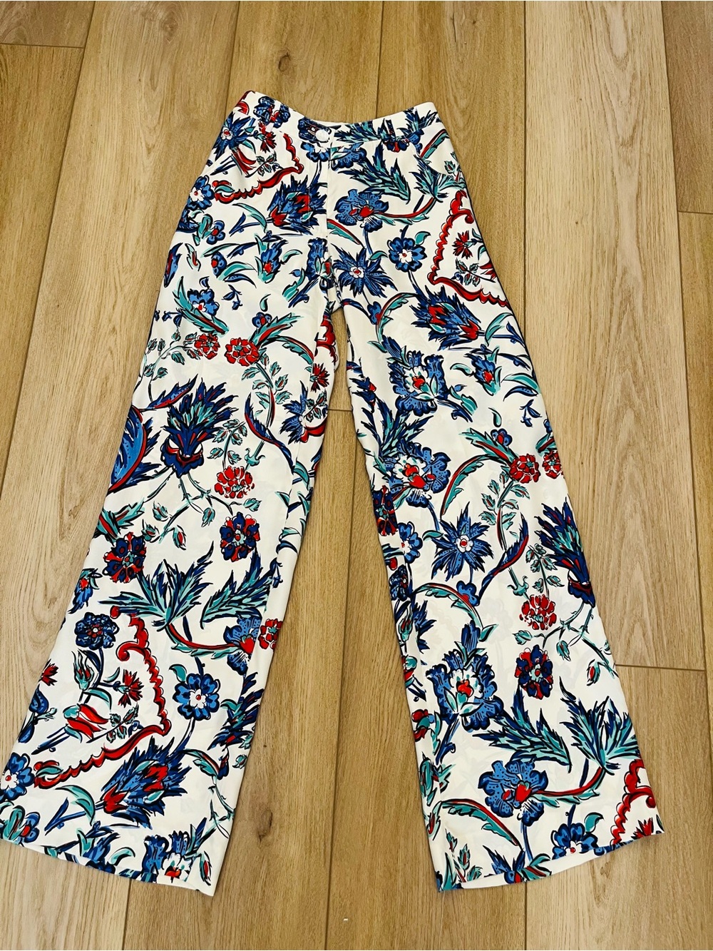 Tory Burch Silk Cargo Pants
